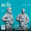 RESKIT RSF72-0069 CH-53E Super Stallion, MH-53E Sea dragon pilots (in a standing position - type 1) (2 pcs) (3D Printed) (1/72)